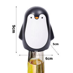 【อบอุ่นกลับบ้าน】ที่เปิดขวดเพนกวินเปิดขวดเบียร์สแตนเลสอาหารรูปทรงเพนกวินแบบกดที่เปิดกระป๋อง