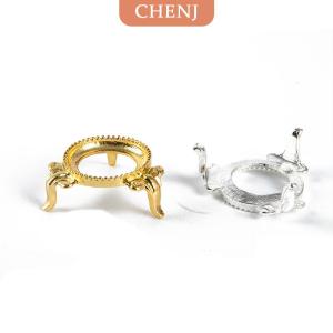 [COD] CHENJ ขาตั้งจอแสดงผลโลหะ/ผู้ถือสำหรับลูกแก้ว/ทรงกลม/ไข่/หิน/แร่ธาตุ