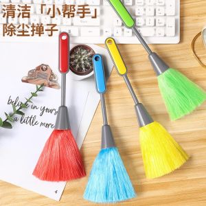 1PCS Mini Feather Dusters for Cleaning Small Microfiber Delicate Duster Laptop Computer Keyboard Electrostatic Cleaning Duster Washable Screen Static Dusting Wand（Random Color）