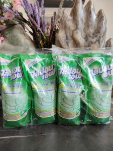 1 Sét 3 túi  mỗi túi 500ml Nước Rửa Chén Hương Chanh Siêu Mạnh Mẽ Loại Bỏ Mọi Vết Bẩn Chính Hãng Thái Lan