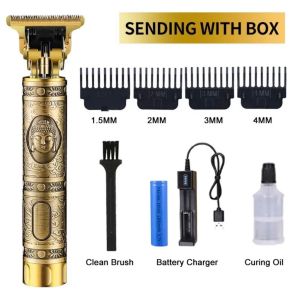 Wireless Electric Hair Clipper Hair trimmer Barber Haircut Battery Rechargeable Beard trimmer Men Hair Cutting Machine