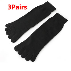 【Muswannas】 3 Cặp/gói Người Đàn Ông Phụ Nữ Dép Toe Vớ Lưới Rỗng Không Có Hiển Thị Bít Tất Mồ Hôi Hấp Thụ Mắt Cá Chân Vớ Ngắn Thoáng Khí Năm Ngón Tay Vớ