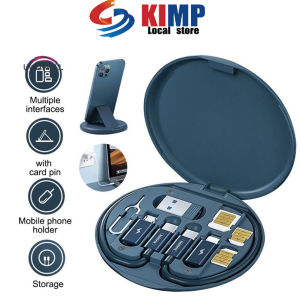 New 60w Fast Charging Multi-function Data Cable Mobile Phone Holder Storage Box charging cable fast charger