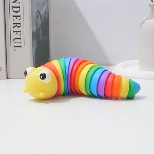 Đồ chơi Con sâu con ốc sên nhiều mầu giảm stress 18cm căng thẳng vui nhộn dành-NIEVE