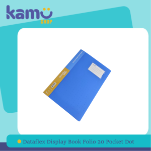 Dataflex Display Book Folio 20 Pocket Dots / Clear Holder / Document Keeper