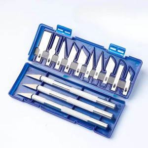 13Pcs Carving Knife Craft Sculpture Blade/Precision Engraving Cutter Non-Slip Hand Tool/DIY Paper Cutting Craft