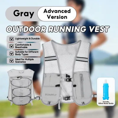 SOARFLY Lightweight cycling backpack Large Capacity bicycle hydration bag Breathable Outdoor travel bag Running Hydration Vest With 2L Water Bladder For men women Outdoor Sports