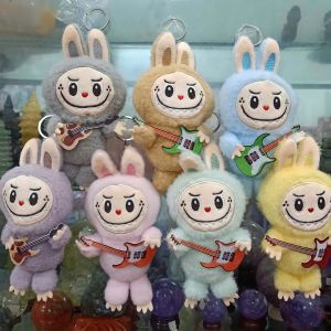Móc khóa Labubu Ôm Đàn Nhiều Mẫu Hottrend Cute Gấu bông Thỏ Phụ kiện Balo Túi xách Decor Trang Trí
