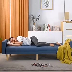 Happihaus Pull-out Sofa Bed Lazy Sofa Foot Recliner Adjustable Folding Chair Heavy-duty Folding-chair