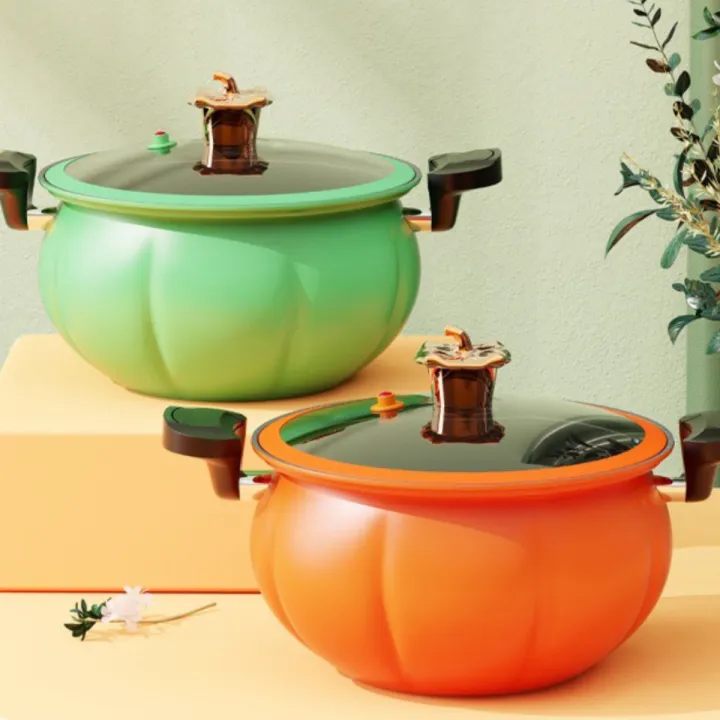 หม้อฟักทอง ขนาด 28 Cm.เคลือบNON - STICK | Lazada.co.th