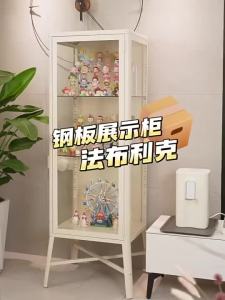 Display Cabinet Living Room Decoration Glass Storage Cabinet Transparent Display Cabinet Display Shelf