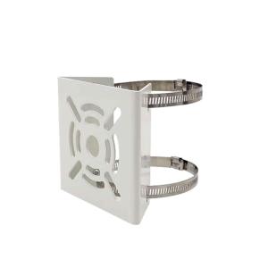 Thickened CCTV Camera Iron Hoop Bracket Wall Mounting Bracket with 2 hoops Vertical Pole Mount Adapter Tahan lama