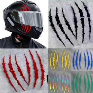 PURETEN Vinyl Motorcycle Stickers Demon Claw Covering Scratches Car Vinyl Stickers Demon Style Waterproof Helmet Stickers Vehicle Decoration
