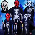 Hittime Halloween Scary Mask Scream Ghost Face Plastic Witches Mask Horror Killer Full Head Masks Movie Cosplay Costume Props. 