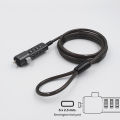 สายล็อคโน้ตบุ๊ค Kensington Security Slot  *ไม่สามารถใช้ได้กับรุ่น NaNo * Cable Lock  Wire Lock   Storm Cable lock  - NBL001. 