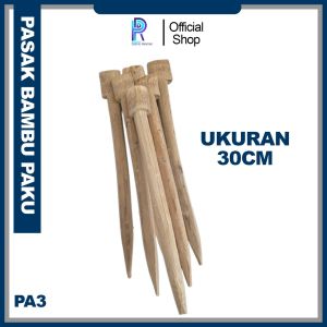 PATEK BAMBU CAMPING / PATOK BAMBU PRAMUKA / PASAK TENDA PA3 (6PCS)