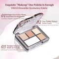 VEECCI Eyeshadow Palette Natural Glitter Matte - 5 Color. 