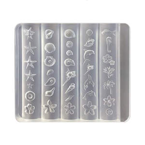 Multifuntional Nail Molds Nail Styling Mold Sea Theme Small Accessories Moulds Suitable for Accessories Enhancement