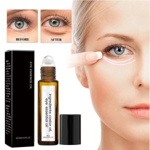 Castor Oil Eye Serum Anti-wrinkle Remove Dark Circles Eye Bags Anti-puffiness Lift Firm Ball Massage Moisturize Nourish Eye Care
