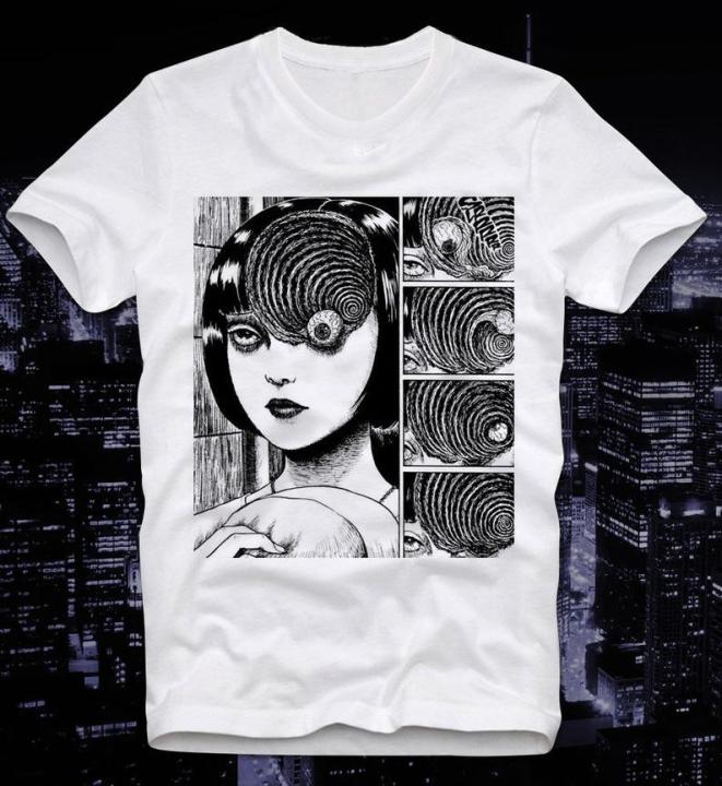 T-shirt Tomie Junji Ito Halloween - Manga Horreur, Motifs Multicolores, Tailles S à 5XL, 100% Coton