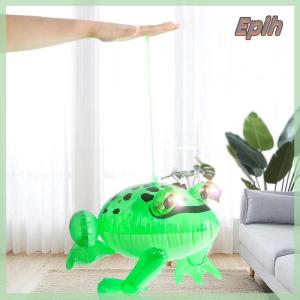 [Epih] Glowing Inflatable Green Bouncing Frog Toad Ballon Jungle Animal Toy Funny Kids Party Gift Birthday Wedding Decoration