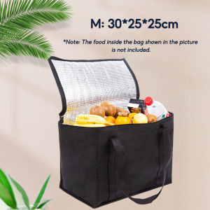 Specool® Upgraded Thermal Insulated Bag Aluminum Foil Fresh-keeping Cold-keeping Food Storage Bags Reusable Lunch Box Bag