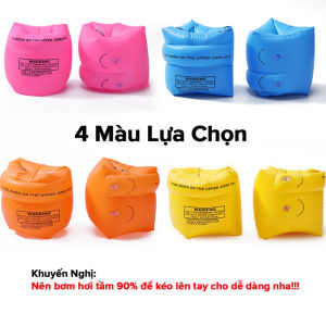 Bộ Phao Tập Bơi Cho Trẻ Em Nhựa PVC Dày Dặn Màu Sắc Ngẫu Nhiên Phao Bơi Cho Bé Đeo Cánh Tay An Toàn TIDO TIDO