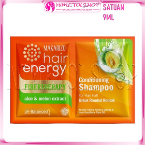 (SATUAN) MAKARIZO Hair Energy Conditioning Shampoo 9ml Aloe Melon Royal Jelly Kiwi Olive Citrus Tea