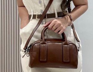 CGRACE KAYLEE SLING BAG ORIGINAL COW LEATHER BEG TANGAN WANITA KULIT LEMBU ASLI READYS STOCK KAYLEE波士顿包 保龄球包