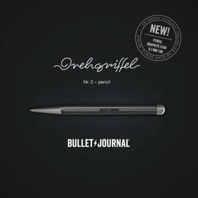 LEUCHTTURM1917 Bullet Journal® Drehgriffel Nr. 2 Pencil 0.7 mm. Black