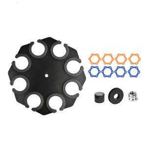 8Slot/6Slot On-Stage Multi Mic Holder Microphone Storage Tray with Stable Support and AntiScratch Features Mount