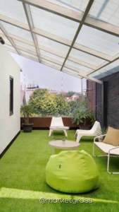 Rumput Sintetis Swiss Ukuran 100cm x 200cm - Rumput Indoor/Outdoor Rumput sintetis meteran