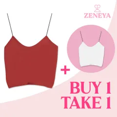 Zeneya Cami Camisole Vest Crop Tank Top For Women Collection Padded  Sleeveless Sando Bra Tops