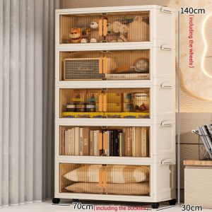 Childrens Cabinet 70CM Baby Drawer organizer Plastic Wardrobe Cabinet Assemble Cabinet Clothes Storage