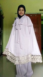 Mukena Nameera 2in1: Desain Gaun Super Lembut & Murah