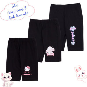 Quần legging bé gái Kiteny chất liệu cotton mềm mịn thoáng mát dành cho bé gái có cân nặng từ 11 đến 45kg
