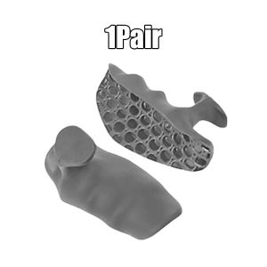 1 Pair Rubber Gym Grips Anti-Slip Weightlifting Workout Grips