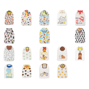 Baby Backrest Towel Cartoon Pattern Sweat Absorbent Back Towel Wet Pad Cloth Soft Breathable Kids Essential Product