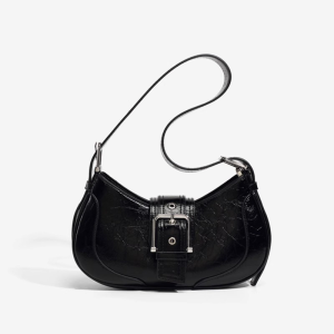 【Realy】Tas Selempang Wanita Trendi Tas Bahu Wanita Baru Tas Tangan Mode Retro Tas Ketiak Kasual Sederhana