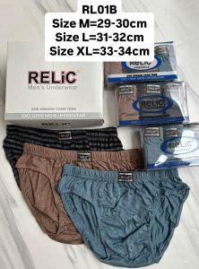 Celana Dalam Boxer CD Pria Laki Cowok Remaja Dewasa isi 3pcs Relic Roman Spartan Massive Polo Crown