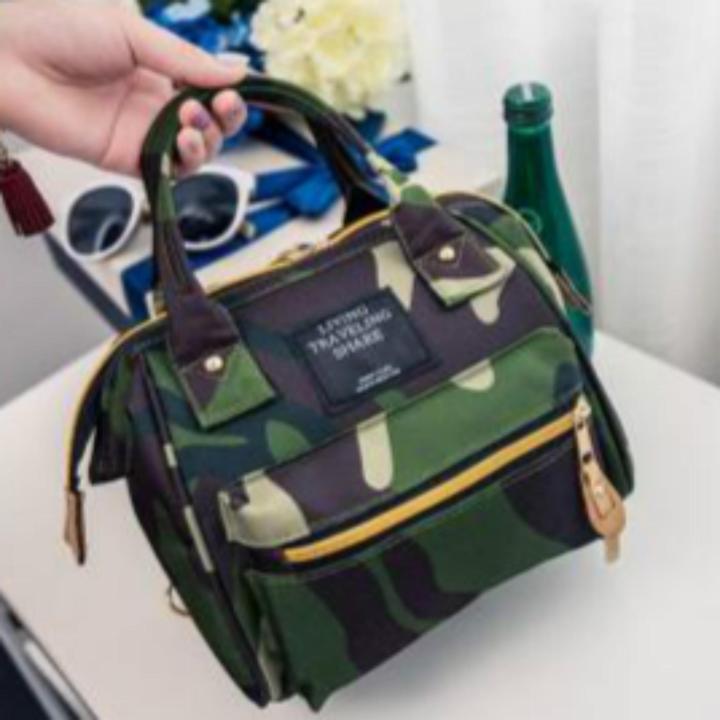 Anelo Fashion Bag Mini Backpack Lady Handbag Girl Shoulder Bag Satchel  Handbag Oxford Way Waterproof Fabric Multi-color Backpack Travel Simple 