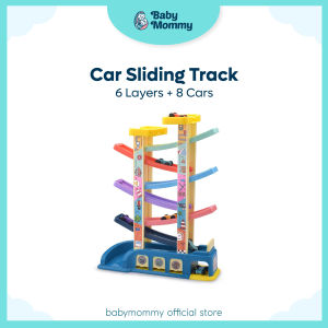 🇲🇾 Kids Toy Car Sliding Track 6 Layer Speeding Car Toy Set Parking Lot Ladder Car Track Ramp Racer Toy Ready Stock Babymommy