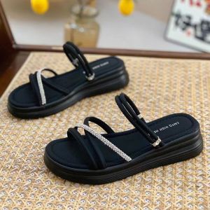 [Free Shipping] WomenS Soft-Soled Slippers New Summer Styles Fashionable And Casual Sandals Thick-Soled Beach Shoes Versatile Flat-Soled And Non-Slip