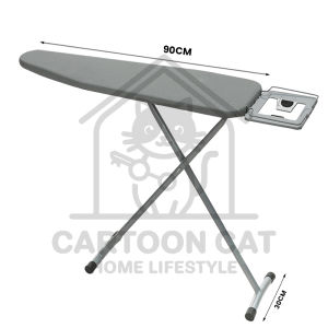 【SG STOCK】Ironing Board Iron Board Foldable Standing and Multi Height Adjustable with Iron Rest