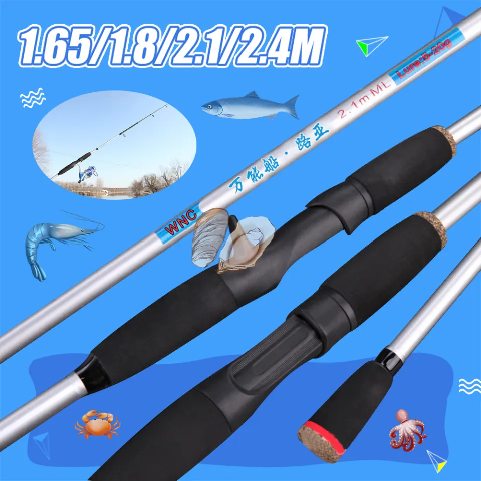Hot Sale]Fishing Rod 1.65/1.8/2.1/2.4m Carbon Spinning Casting Rod