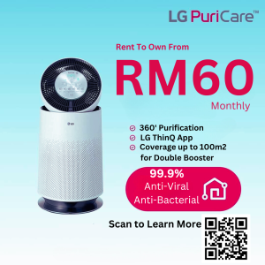 (RM60 Monthly) LG PuriCare™ 360º Air Purifier Penapis Udara