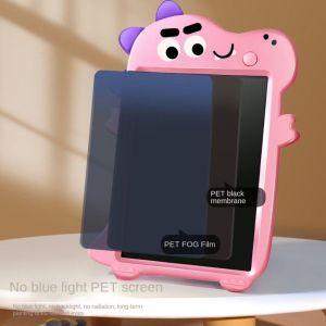 กระดานวาดภาพ LCD แท็บเล็ตเขียนสีสันสดใสไดโนเสาร์สําหรับเด็กกระดานวาดภาพ Doodle แบบใช้ซ้ําได้สําหรับเด็ก