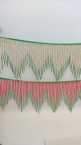 45cm Long Bead Tube Tassel Lace Trim Fringe For Sewing Stage Costume Curtains Dress Upholstery Decor Accessories Crafts