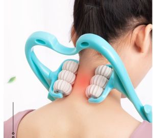 ไม้นวดคอ อุปกรณ์นวดบ่าไหล่ นวดได้ทั้งตัว คลายอาการปวดเมื่อย แบบลูกกลิ้ง 6 คู่ สินค้าพร้อมส่งจากไทย