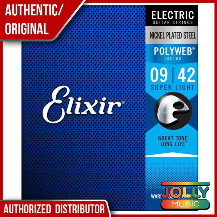 Elixir Electric Nickel Plated Steel Electric Guitar Strings with